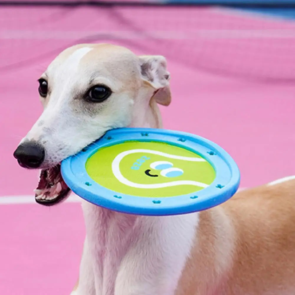 Disco de Borracha para Cão, Brinquedo Interativo ao Ar Livre, Indestrutível para Mastigadores Agressivos