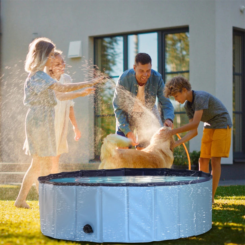 Piscina Inflável para Animais de Estimação 120cm de Verão.