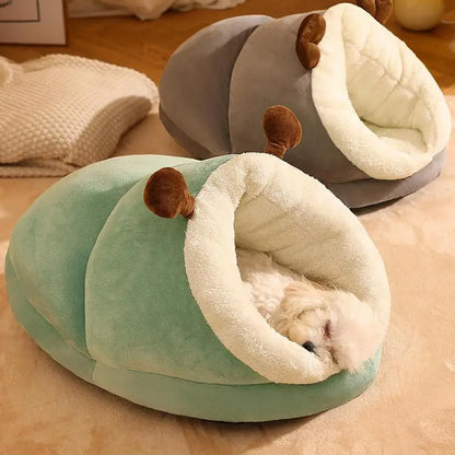 Saco de Dormir para Gatos, Saco de Dormir para Pets Reforçado, Casa de Gato para o Inverno, Ninho Aquecido Multifunções, Casa Macia para Gatos Pequenos de Interior