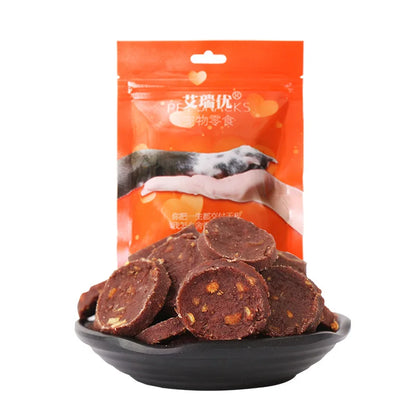 Petiscos para Cães - Recompensas para Treinamento - Bolo de Carne de Pato - Ideal para Teddy, Golden Retriever, Bago, Labrador e outros cães - Petiscos Alimentares